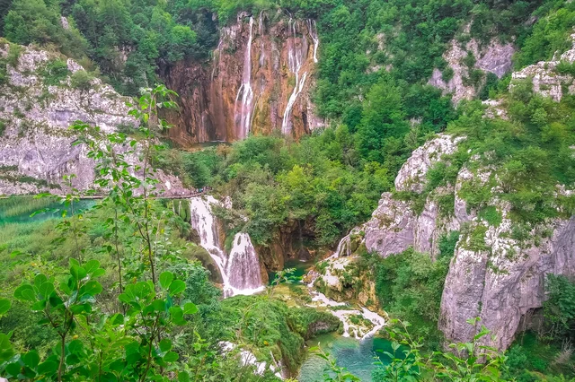 View from entrance 1, Plitvice Lakes National Pasrk