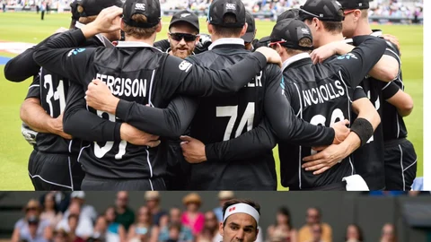Cricket Newzealand - Roger Federer