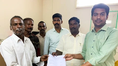 மகனிடம் இருந்து சொத்தை மீட்க மனு அளித்த தந்தை