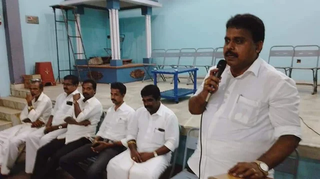 தே.மு.தி.க. நிர்வாகிகள் கூட்டத்தில்
