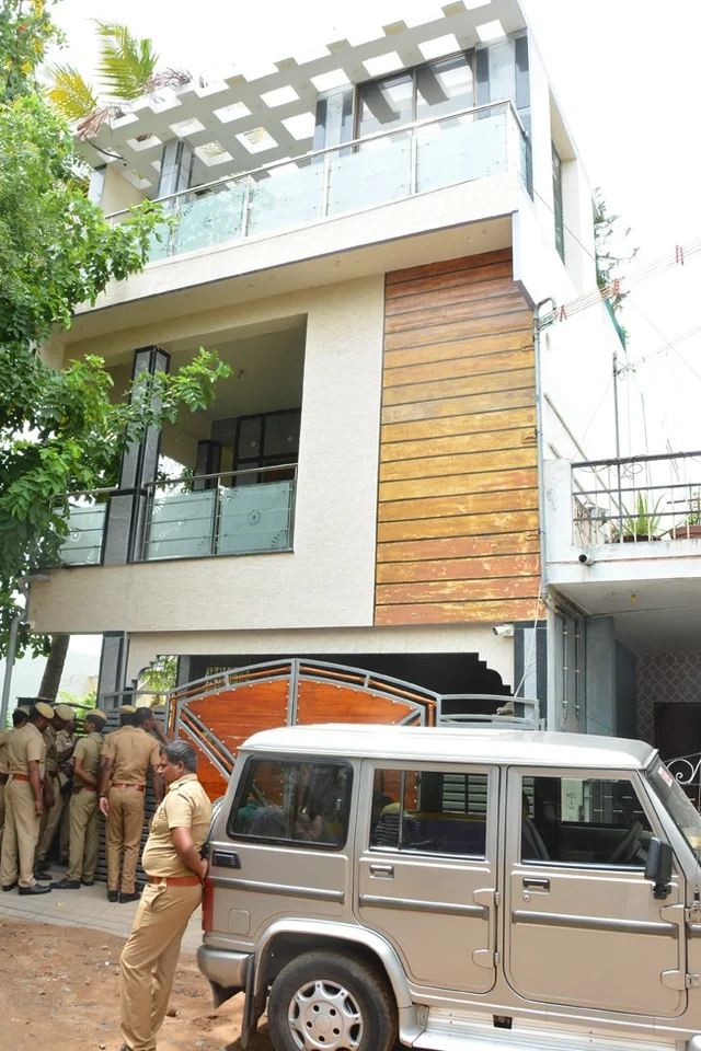 சத்துவாச்சாரியில் நளினி தங்கியிருக்கும் வீடு.