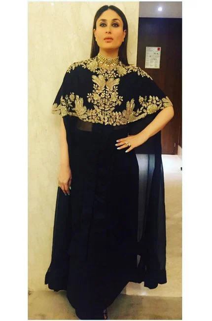 Kareena Kapoor in Cape Gown