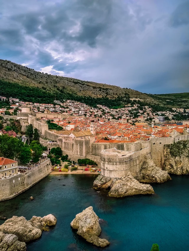 Guarded walls of the old town, Dubrovnik