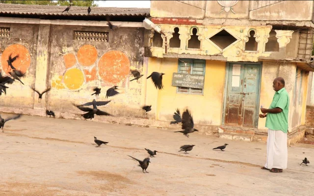 `இவர்தான் நிஜ ஹீரோ' - பறவைகளுக்கும் உணவளித்து உயர்ந்து நிற்கும் உக்கிரபாண்டியன்!