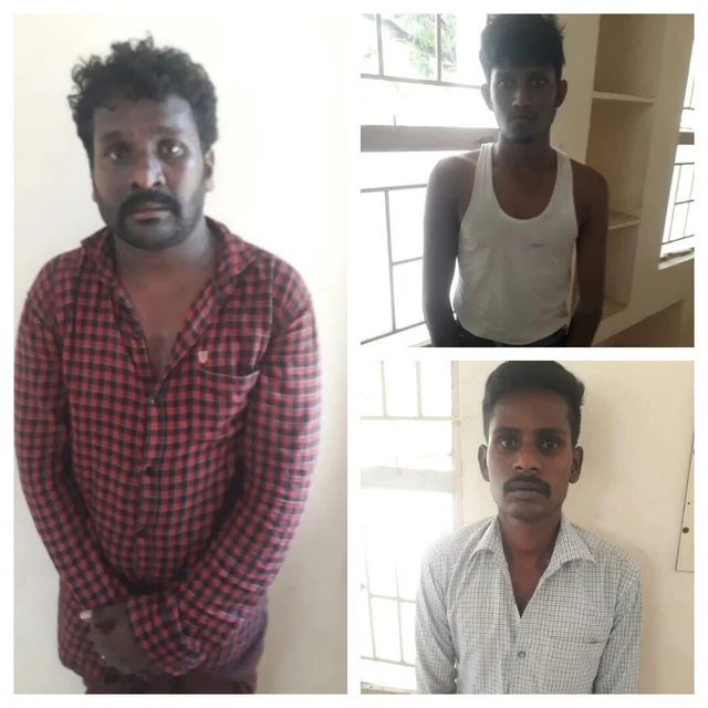 போலீஸாரிடம் பிடிபட்ட சனிக்கிழமை திருடர்கள்.