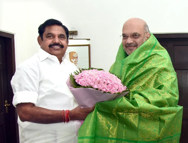 அமித்ஷாவுடன் எடப்பாடி பழனிசாமி