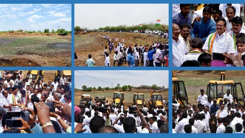 தேவந்தவாக்கம் குளம் தூர்வாரும் பணி