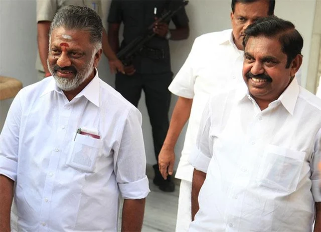 முதல்வர் எடப்பாடி பழனிசாமி, துணை முதல்வர் ஓ.பன்னீர்செல்வம்