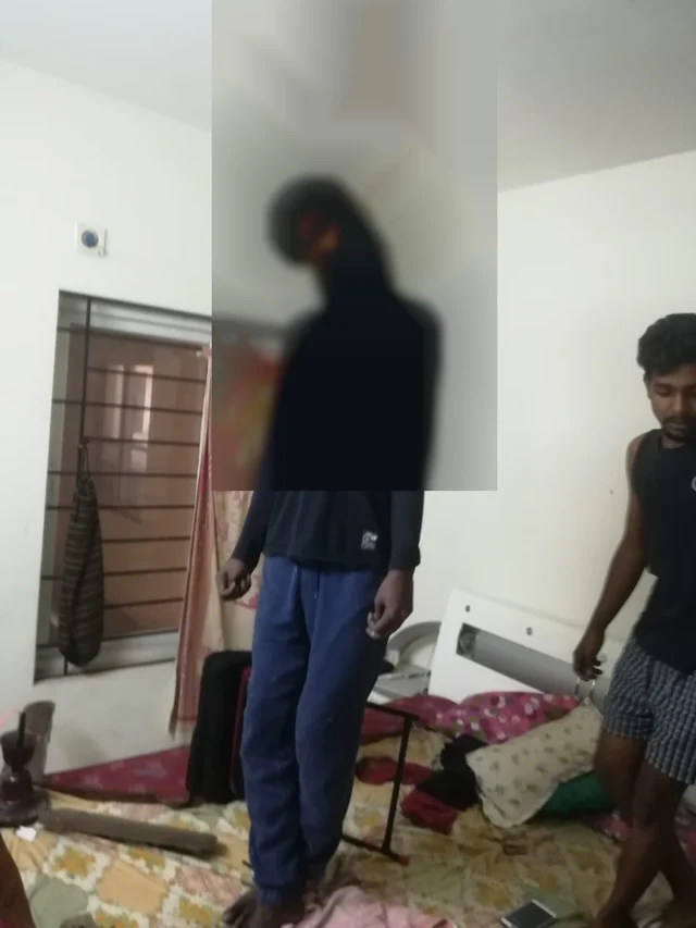 தொப்பி அணிந்தப்படி தற்கொலை செய்த கவியரசு