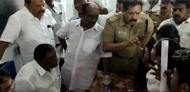 `வீடியோ எடுக்காதன்னு சொன்னா கேக்க மாட்டியா’ - பத்திரிகையாளர்களைத் தாக்கிய ஈரோடு எம்.எல்.ஏ மகன்