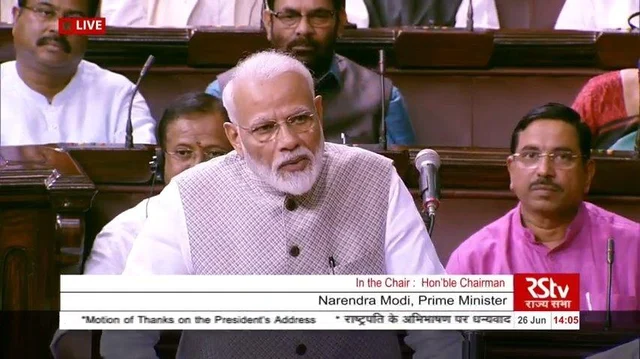 `இதே லாஜிக் தமிழகத்துக்கும் கேரளாவுக்கும் பொருந்துமா?!' - மாநிலங்களவையில் வெடித்த மோடி