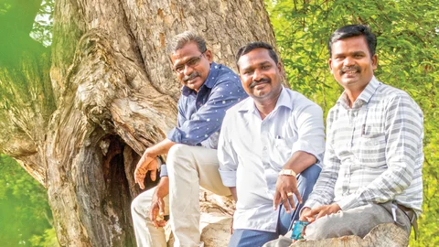 செருகுடி செந்தில், கு.இலக்கியன், கோ.பாரதிமோகன்