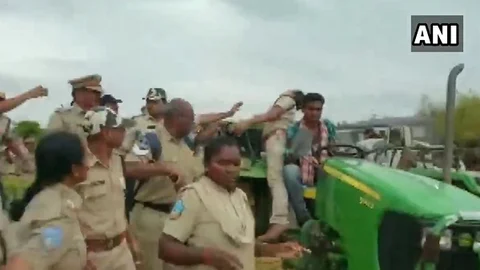 பெண் அதிகாரி மீது தாக்குதல்