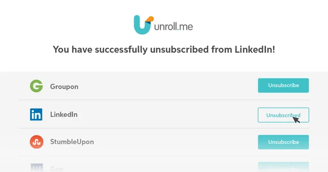 Unroll Me