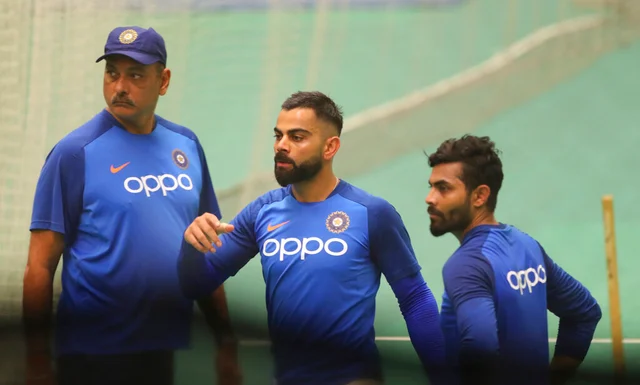 Virat Kohli, Ravi Shastri, R Jadeja