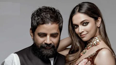 Sabyasachi Mukherjee with Deepika Padukone