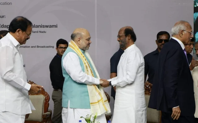 அமித் ஷாவுடன் ரஜினி