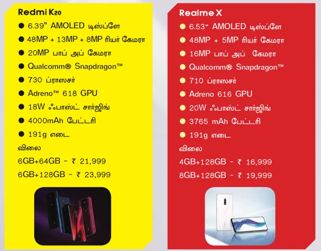 'ரியல்மீ vs ரெட்மி' போர்...ஆமாம் போர்!
