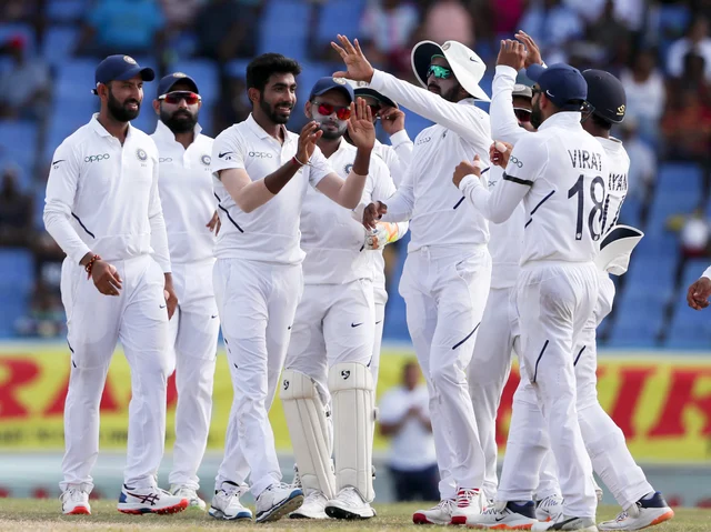 Team India against West indies