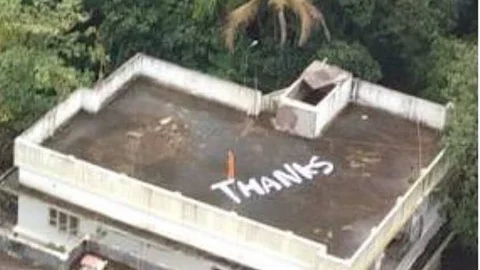 Thanks to the rescuers