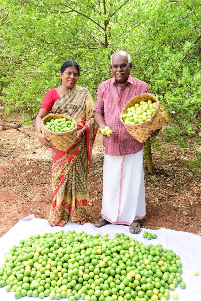 farmer shanmugavel and his wife