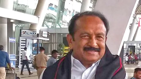 மகனுடன் வைகோ