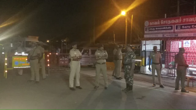 கோவையில் போலீஸ் பாதுகாப்பு