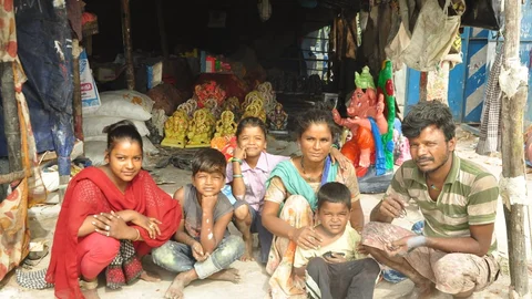 Kesi with her family