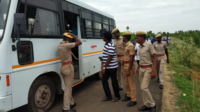 police search the Corpse