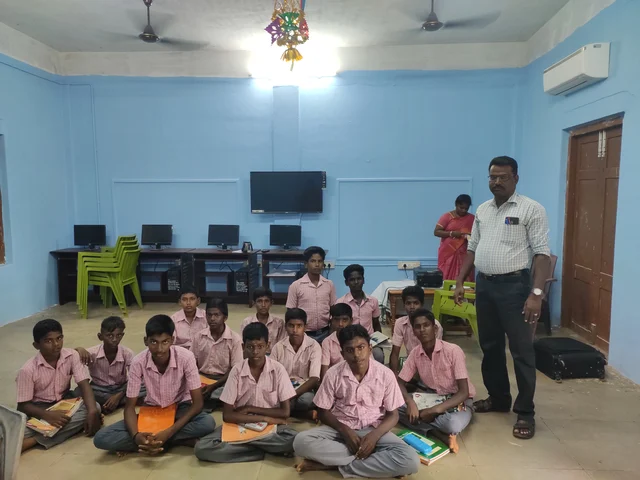 Students in AC Classroom