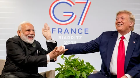Donald Trump and Narendra Modi