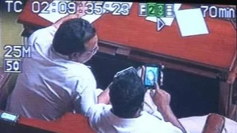 Ministers watching videos