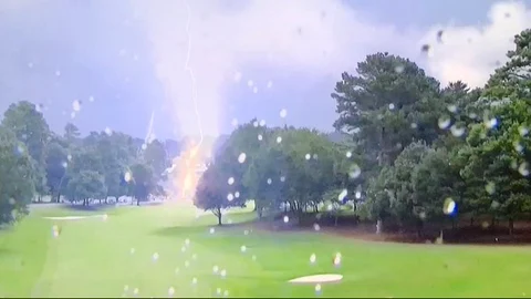 lightning strikes