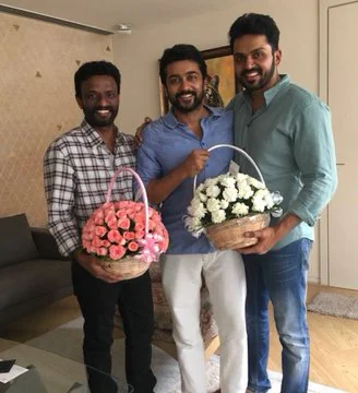 director pandiraj with surya and karthi
