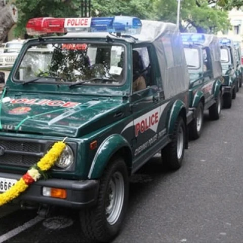 Police vehilcles