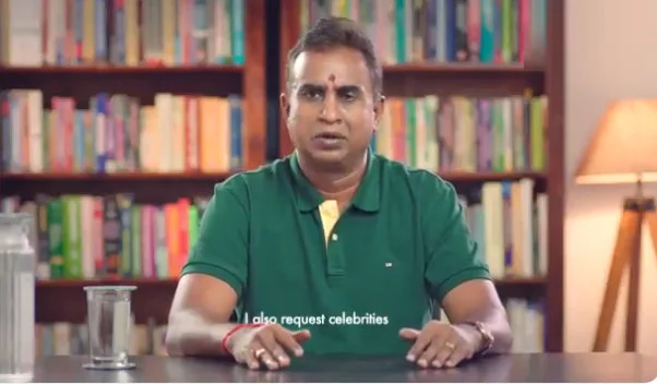 `மழைநீரை சேமிப்போம்... நமக்காக, நாட்டுக்காக!' - எஸ்.பி.வேலுமணியின் #RainWaterChallenge