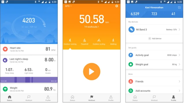 Mi Fit App