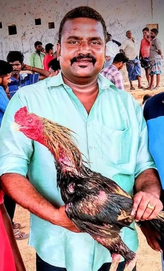 சண்டை சேவலுடன் ராஜா