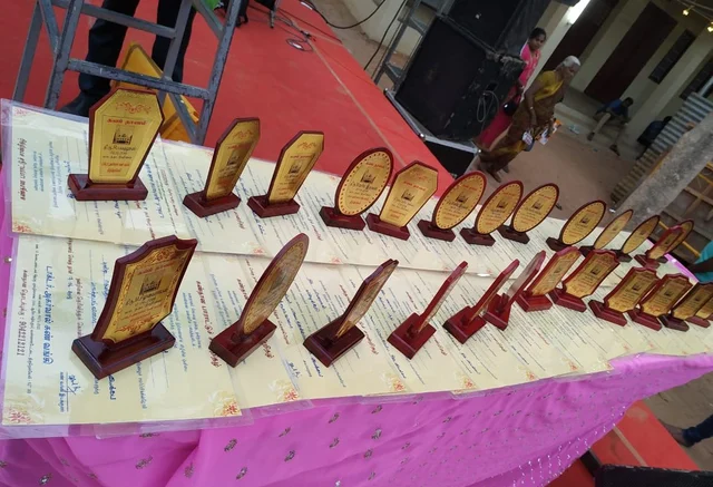 eye donors got awards in the Madathattuvilai