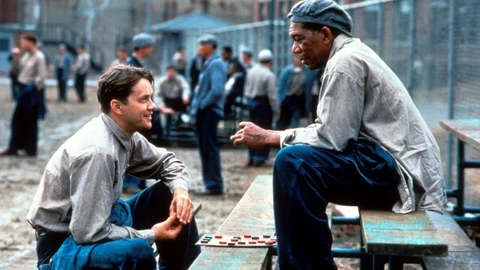 A still from 'the Shawshank Redemption'