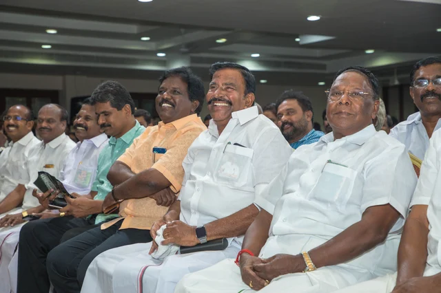 CM Narayanaswamy and KN Nehru