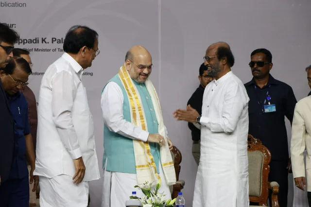 அமித் ஷாவுடன் ரஜினி