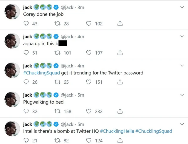 jack's hacked account