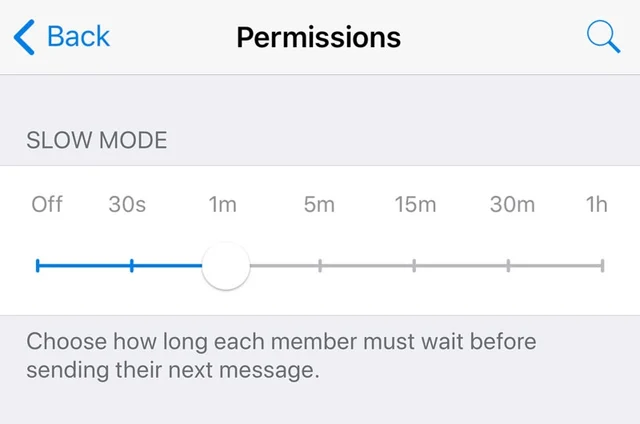 Telegram Slow Mode