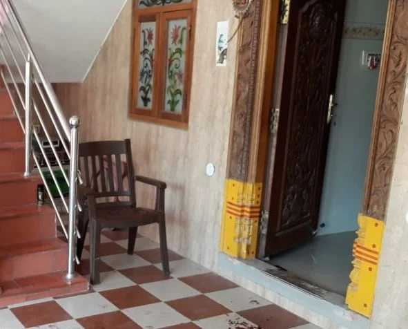ransacked house