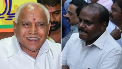 எடியூரப்பா - குமாரசாமி