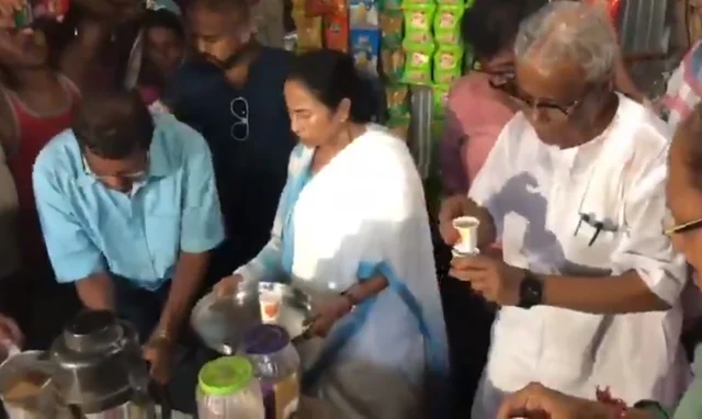 Mamata Banerjee Makes Tea