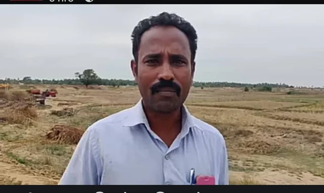 ஆக்கிரமிப்பு செய்யப்பட்ட நிலத்தில் பாஸ்கரன்