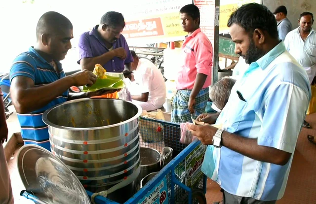 Sudharshan selling Sundal