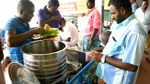 Sudharshan selling Sundal